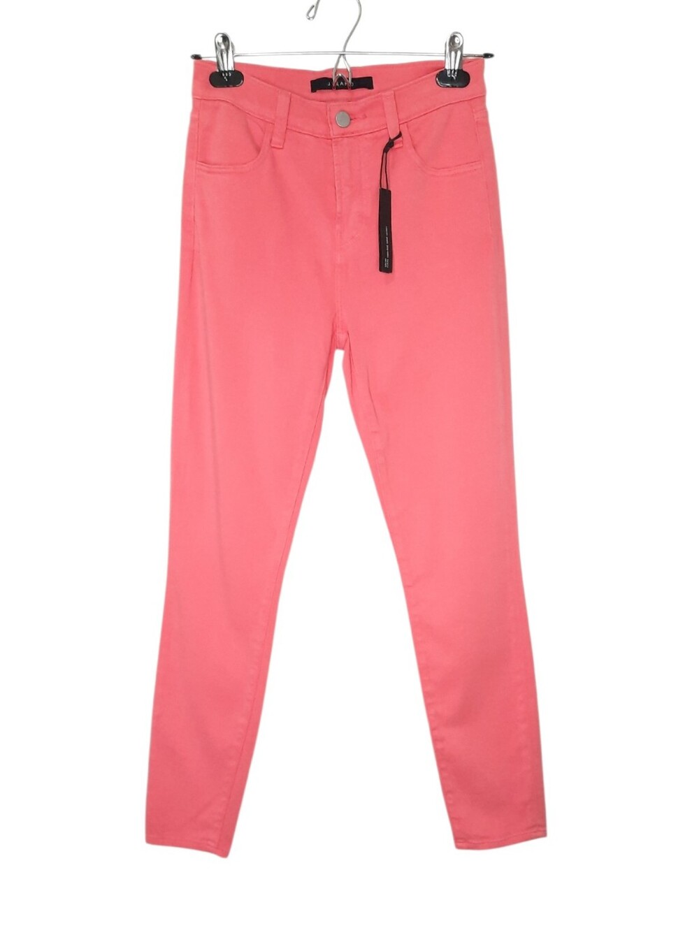 J Brand Alana High Rise Crop Skinny Jeans Pants Luxe Sateen Womens Size 25 New - Picture 2 of 13